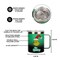 The Grinch Face 14 Oz. Vacuum Sealed Stainless Steel Coffee Mug